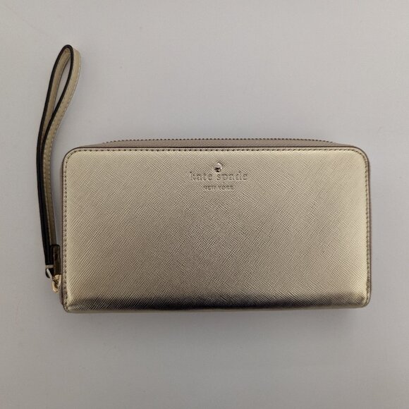 kate spade Handbags - New? Mint Condition!! Kate Spade New York Gold Wallet Wristlet